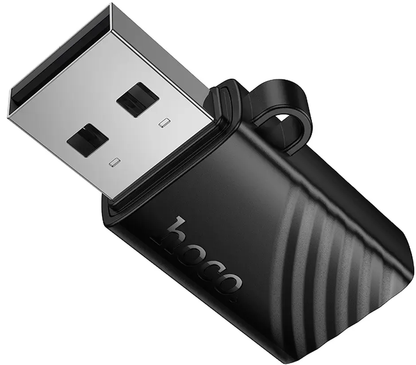 Cititor Card USB HOCO HB53, microSD, Negru