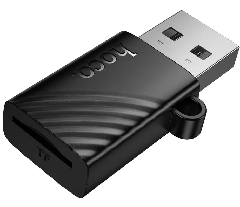 Cititor Card USB HOCO HB53, microSD, Negru
