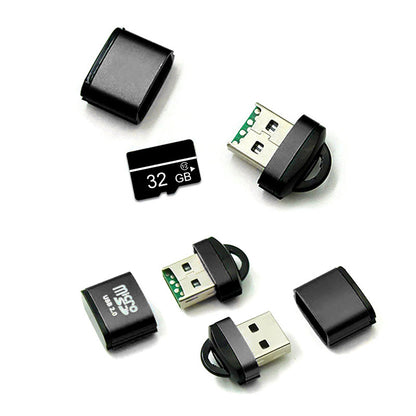 Cititor Card USB OEM CR01, microSD, Negru