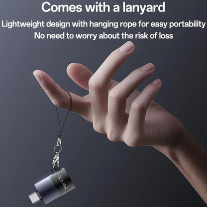 Cititor Card USB Yesido GS37, microSD, Negru