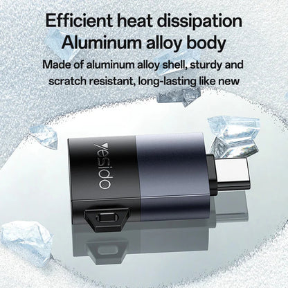 Cititor Card USB Yesido GS37, microSD, Negru