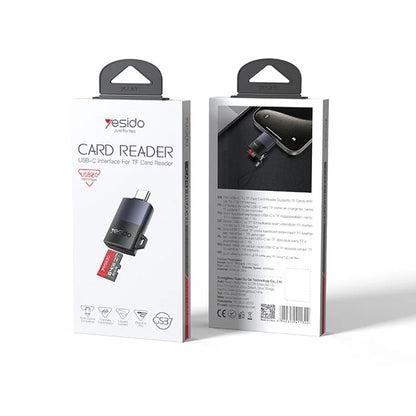 Cititor Card USB Yesido GS37, microSD, Negru
