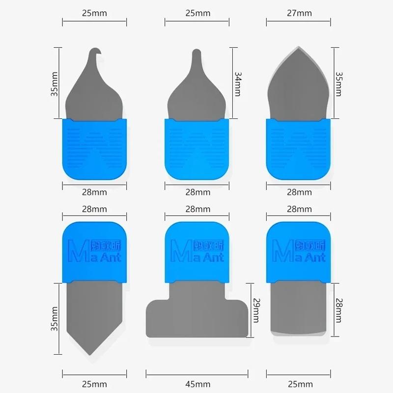 Clips Metalic MaAnt MY-118, 6in1