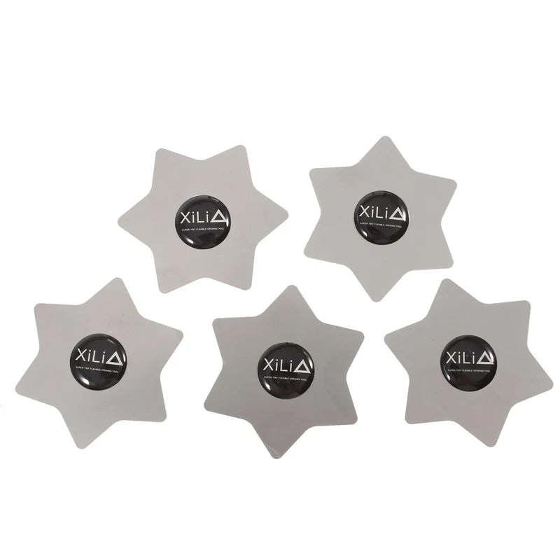Clips Metalic Xili Hexagon, Set 5 bucati