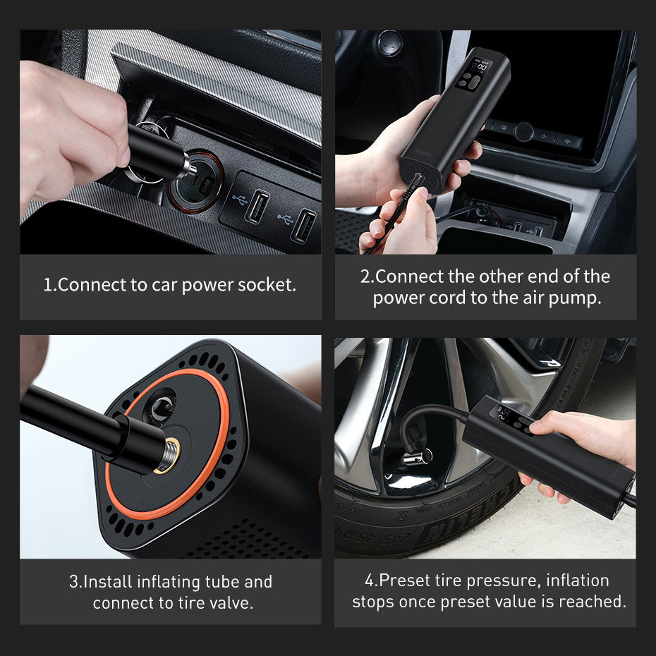 Compresor Auto Baseus Air Pump, Resigilat CRCQ000001