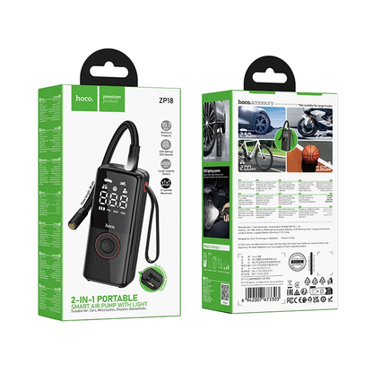 Compresor Auto HOCO ZP18, Negru