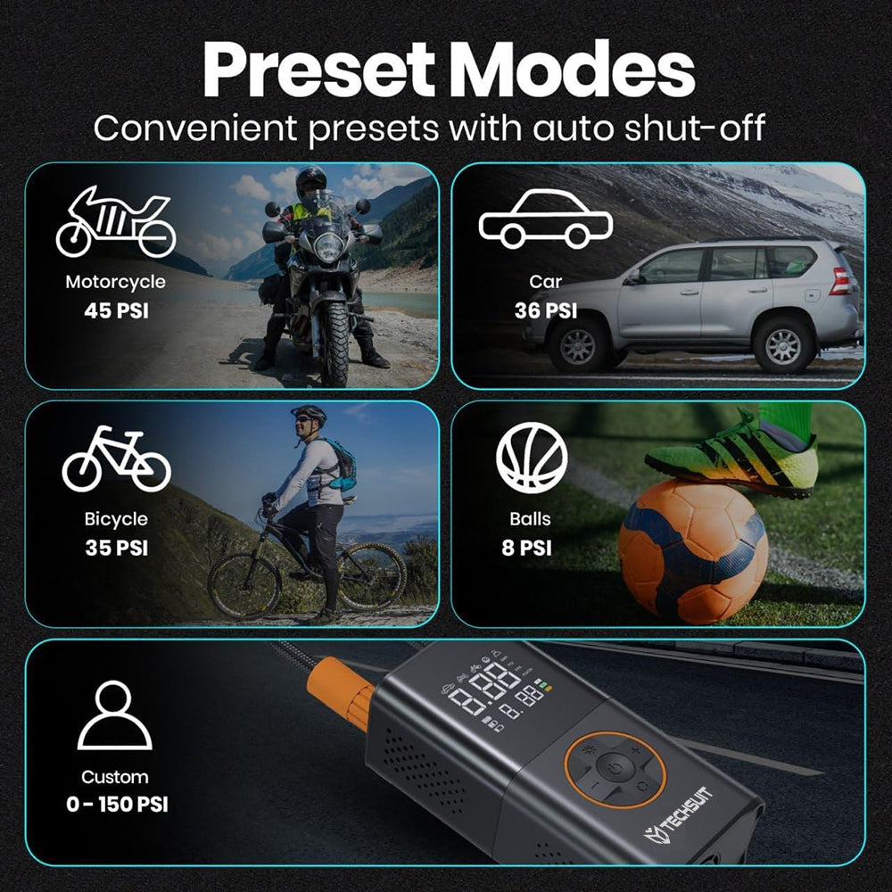 Compresor Auto Techsuit GoInflate AI1