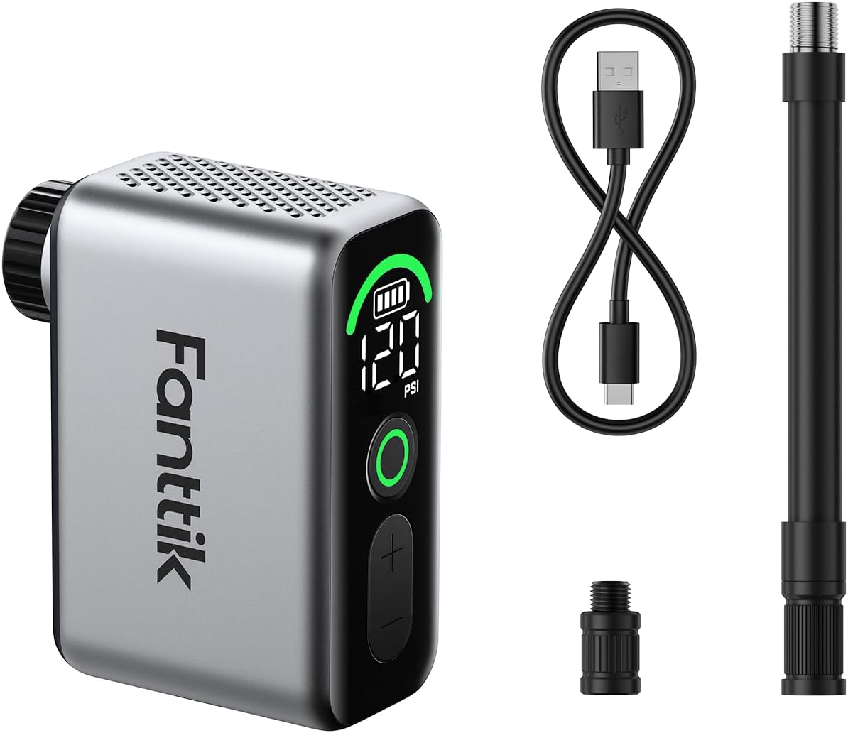 Compresor Bicicleta Fanttik X10 Ace Tiny, Gri