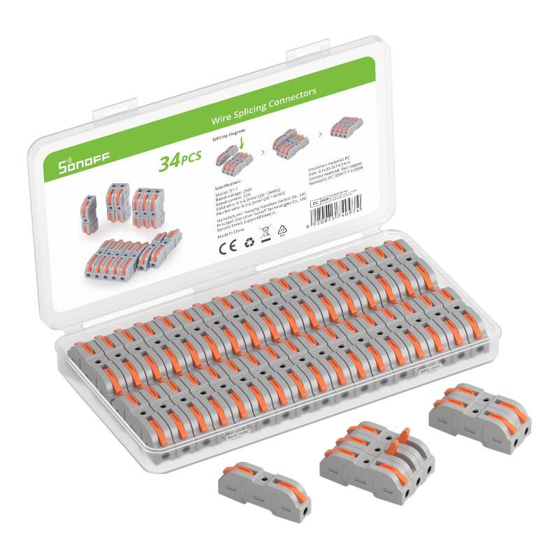 Conector Imbinare Fire Sonoff D1-1, Set 34 bucati