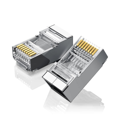 Conector Retea UGREEN NW111, RJ45, Cat6, Set 50 bucati