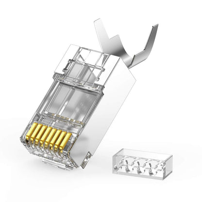 Conector Retea UGREEN NW123, RJ45, Cat6A/7, Set 10 bucati