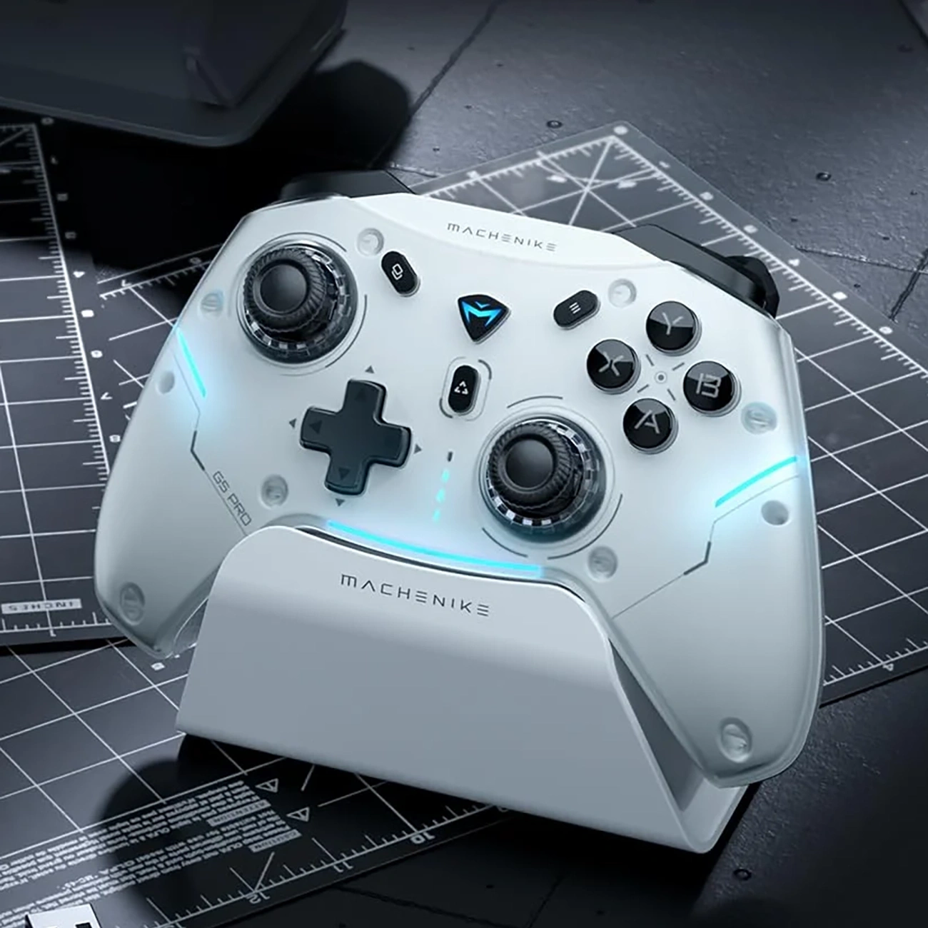 Controller Machenike G5Pro Max cu Statie de Incarcare, Alb