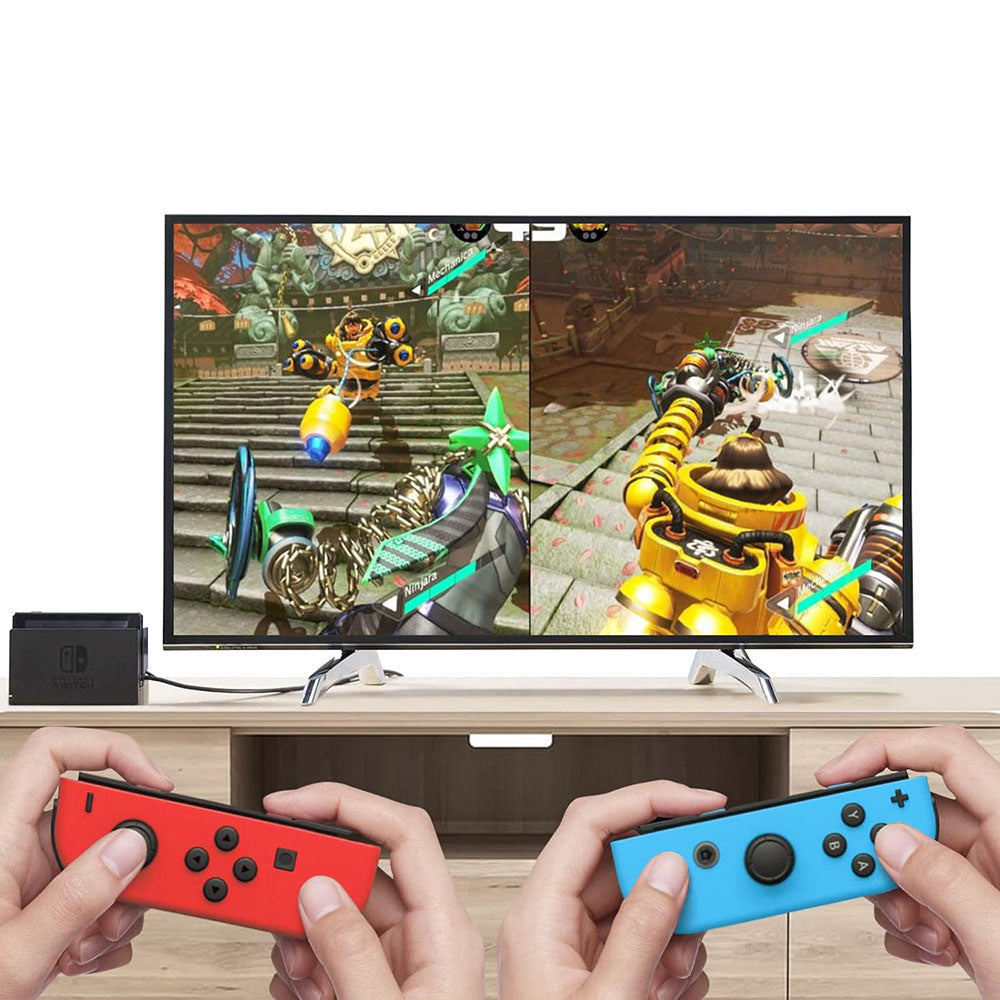 Controller Techsuit THSWC pentru Nintendo Switch / Switch OLED / Switch Lite, Rosu Albastru