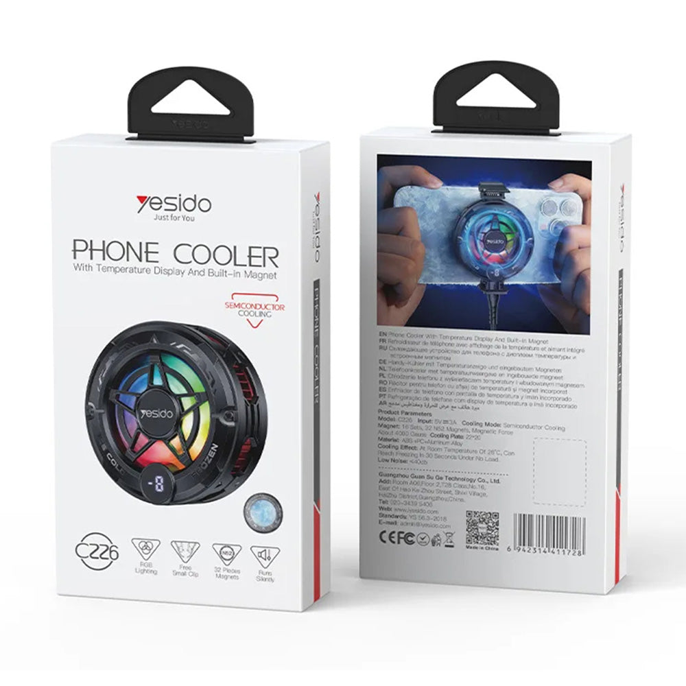 Cooler Gaming Telefon Yesido C226, Gri