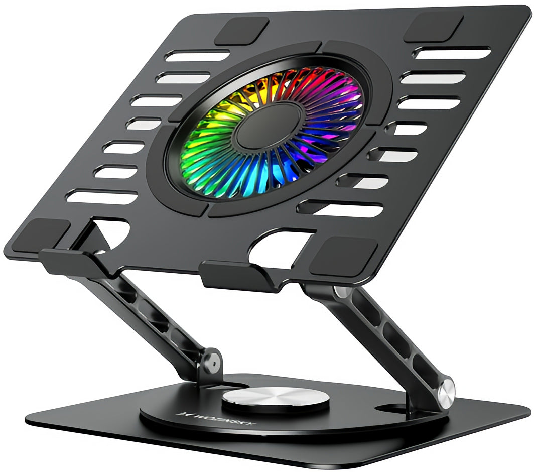 Cooler WZK CoolBase pentru Laptop 10inch - 16inch, RGB, Negru