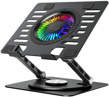 Cooler WZK CoolBase pentru Laptop 10inch - 16inch, RGB, Negru