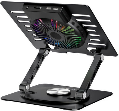 Cooler WZK CoolBase pentru Laptop 10inch - 16inch, RGB, Negru
