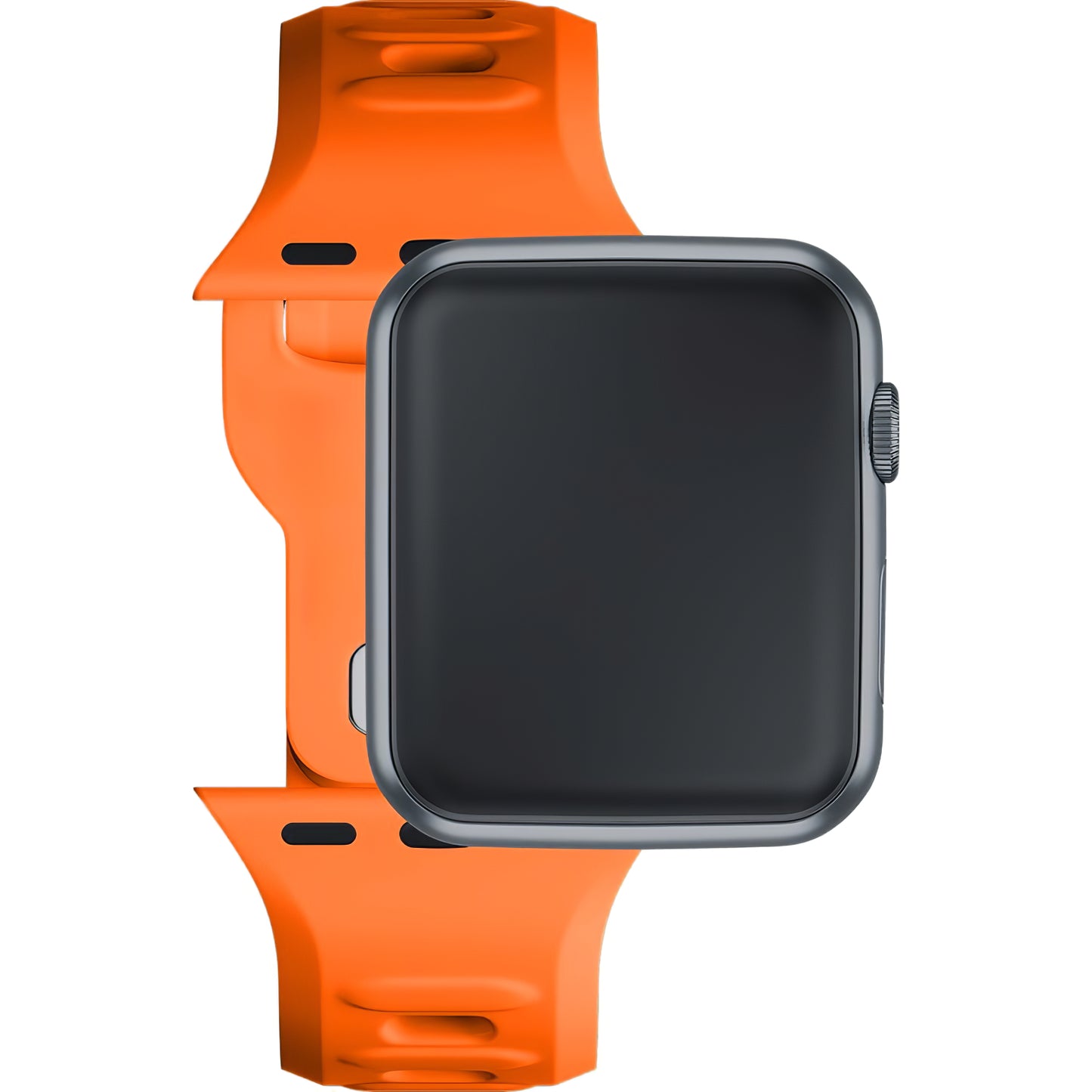 Curea 3MK Silicone pentru Apple Watch 41mm / 40mm / 38mm Series, Portocalie