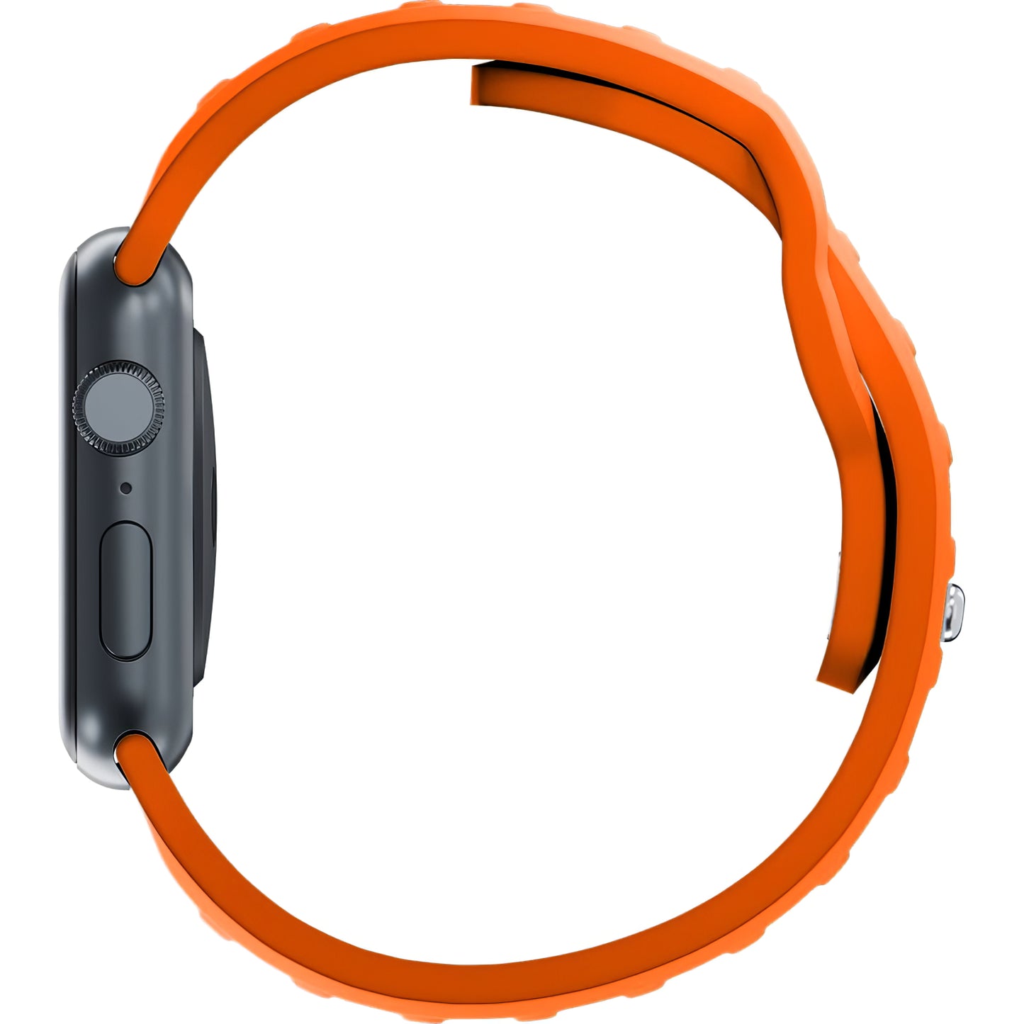 Curea 3MK Silicone pentru Apple Watch 41mm / 40mm / 38mm Series, Portocalie