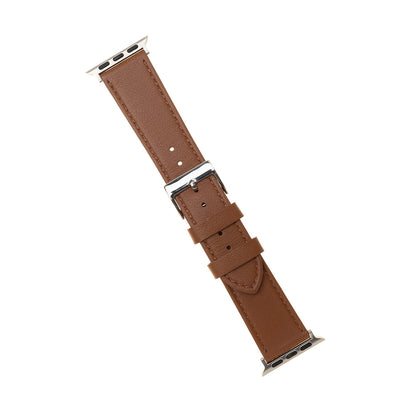 Curea Fixed Leather pentru Apple Watch 49mm / 46mm / 45mm / 44mm / 42mm Series, Maro