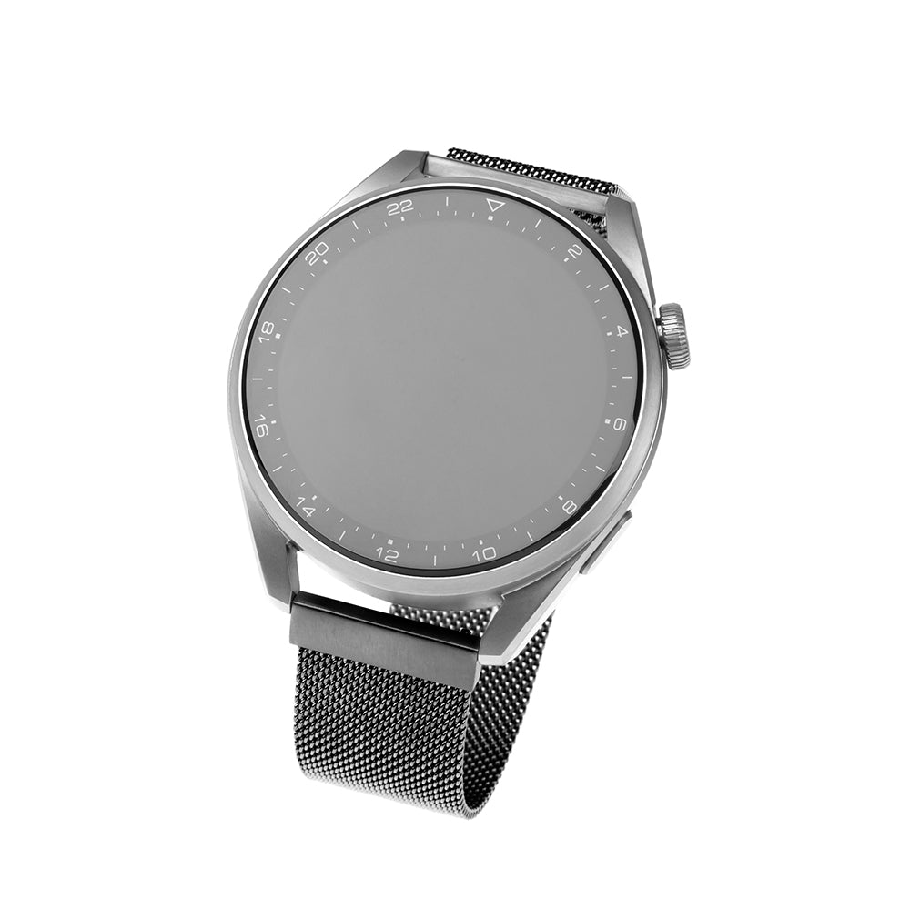 Curea Fixed Mesh pentru Huawei Watch / Garmin Watch Series, 18mm, Neagra