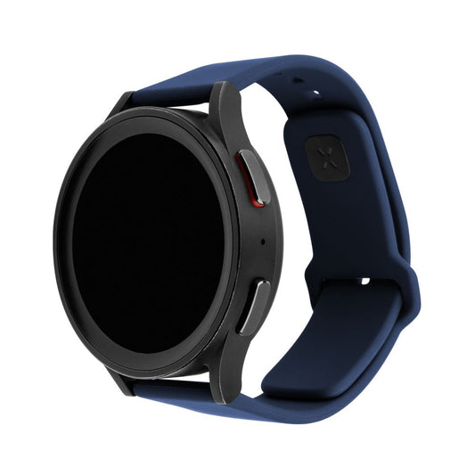 Curea Fixed Silicone Sporty pentru Huawei Watch / Xiaomi Watch Series, 22mm, Albastra