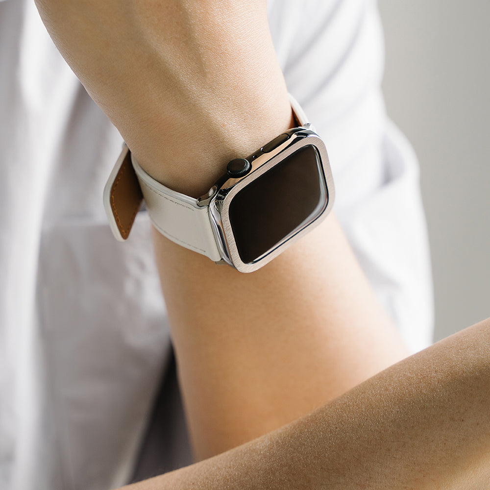 Curea Ringke Leather One pentru Apple Watch 49mm / 46mm / 45mm / 44mm / 42mm Series, Neagra