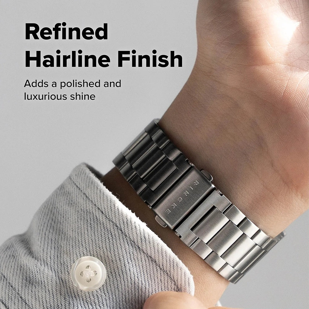 Curea Ringke Metal One Air pentru Samsung Galaxy Watch8 / Watch8 Classic Series, Argintie