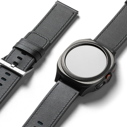 Curea Ringke One Basic Bold pentru Fossil Watch / Mobvoi Watch / Suunto Watch Series, 24mm, Neagra