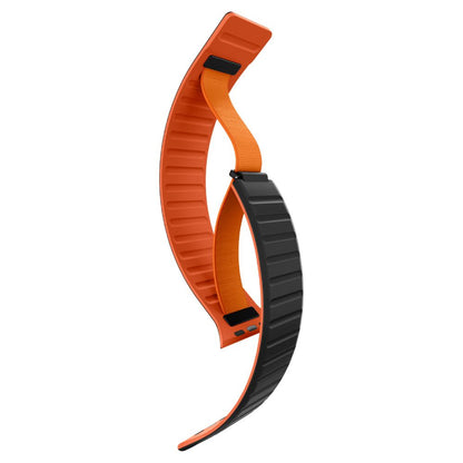 Curea Spigen Athlex Air M pentru Apple Watch 49mm / 46mm / 45mm / 44mm Series, Neagra Portocalie AMP11534