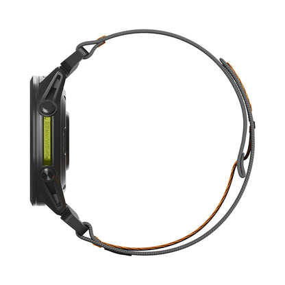 Curea Spigen Athlex Air pentru Garmin Watch Fenix / Forerunner / Approach Series, 22mm, Neagra Portocalie AMP11426