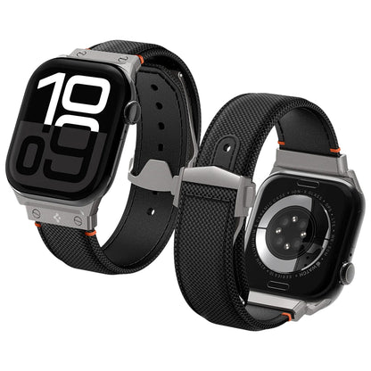 Curea Spigen Classic Fit pentru Apple Watch 49mm / 46mm / 45mm / 44mm / 42mm Series, Neagra AMP09304