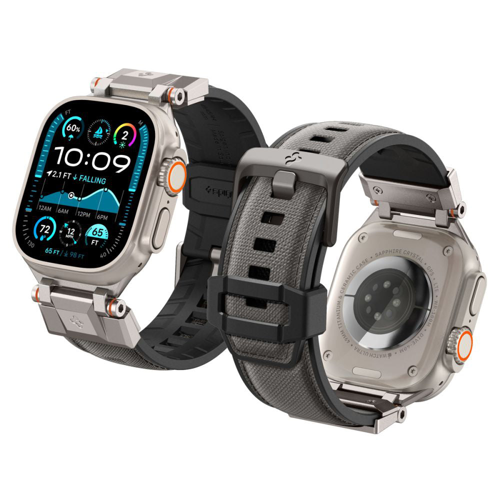 Curea Spigen DuraPro Armor pentru Apple Watch 49mm / 46mm / 45mm / 44mm / 42mm Series, Gri