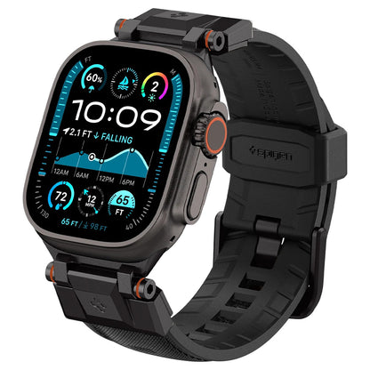 Curea Spigen DuraPro Armor pentru Apple Watch 49mm / 46mm / 45mm / 44mm / 42mm Series, Neagra AMP06065