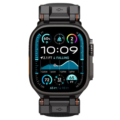 Curea Spigen DuraPro Armor pentru Apple Watch 49mm / 46mm / 45mm / 44mm / 42mm Series, Neagra AMP06065