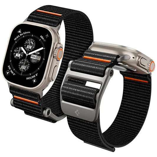 Curea Spigen DuraPro Flex pentru Apple Watch 49mm / 46mm / 45mm / 44mm Series, Neagra AMP05981