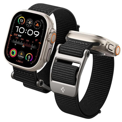 Curea Spigen DuraPro Flex pentru Apple Watch 49mm / 46mm / 45mm / 44mm Series, Neagra AMP02465