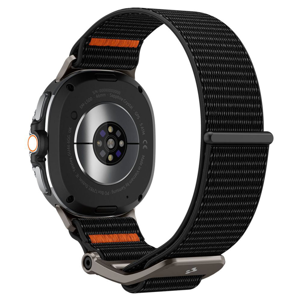 Curea Spigen DuraPro Flex pentru Samsung Galaxy Watch8 / Watch8 Classic Series, Neagra