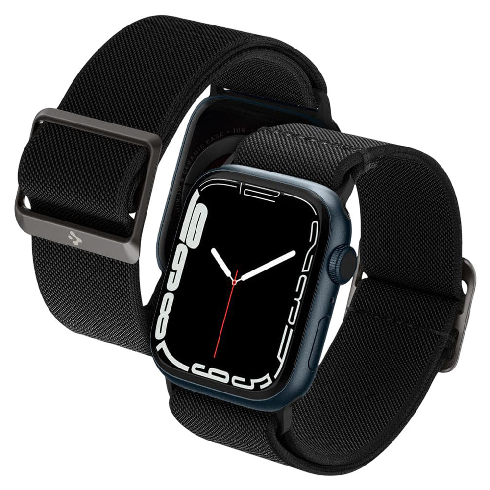 Curea Spigen Lite Fit pentru Apple Watch 49mm / 46mm / 45mm / 44mm Series, Neagra AMP02286