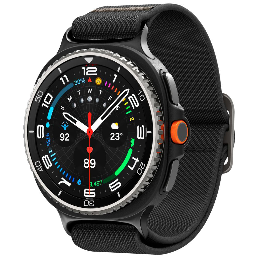 Curea Spigen Lite Fit pentru Samsung Galaxy Watch8 / Watch8 Classic Series, Neagra