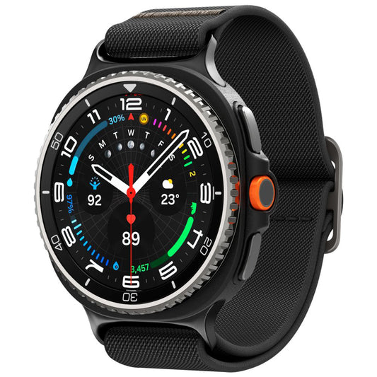 Curea Spigen Lite Fit pentru Samsung Galaxy Watch8 / Watch8 Classic Series, Neagra