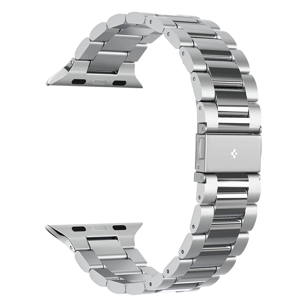 Curea Spigen Modern Fit 316L pentru Apple Watch 49mm / 46mm / 45mm / 44mm / 42mm Series, Argintie AMP06356