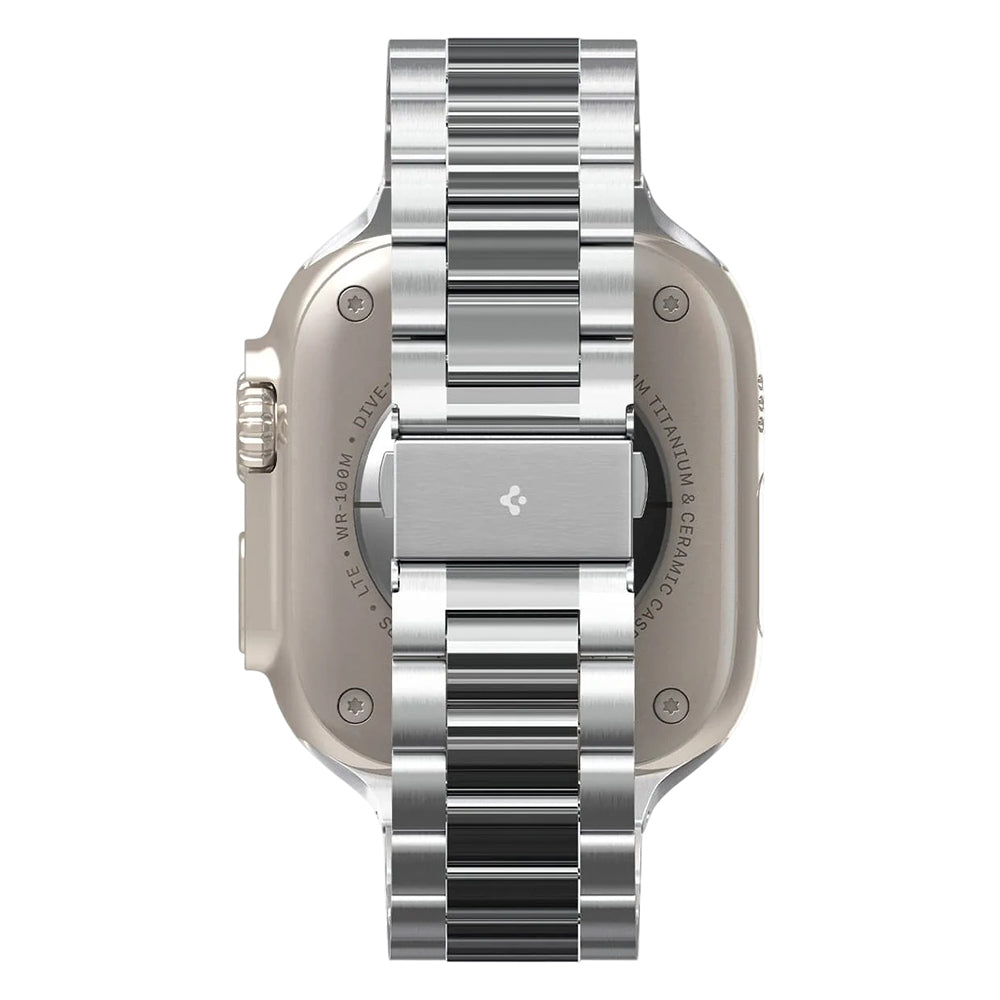 Curea Spigen Modern Fit 316L pentru Apple Watch 49mm / 46mm / 45mm / 44mm / 42mm Series, Argintie AMP06356