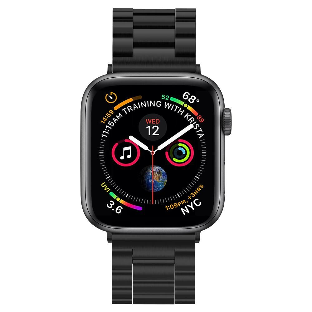 Curea Spigen Modern Fit pentru Apple Watch 49mm / 46mm / 45mm / 44mm / 42mm Series, Neagra