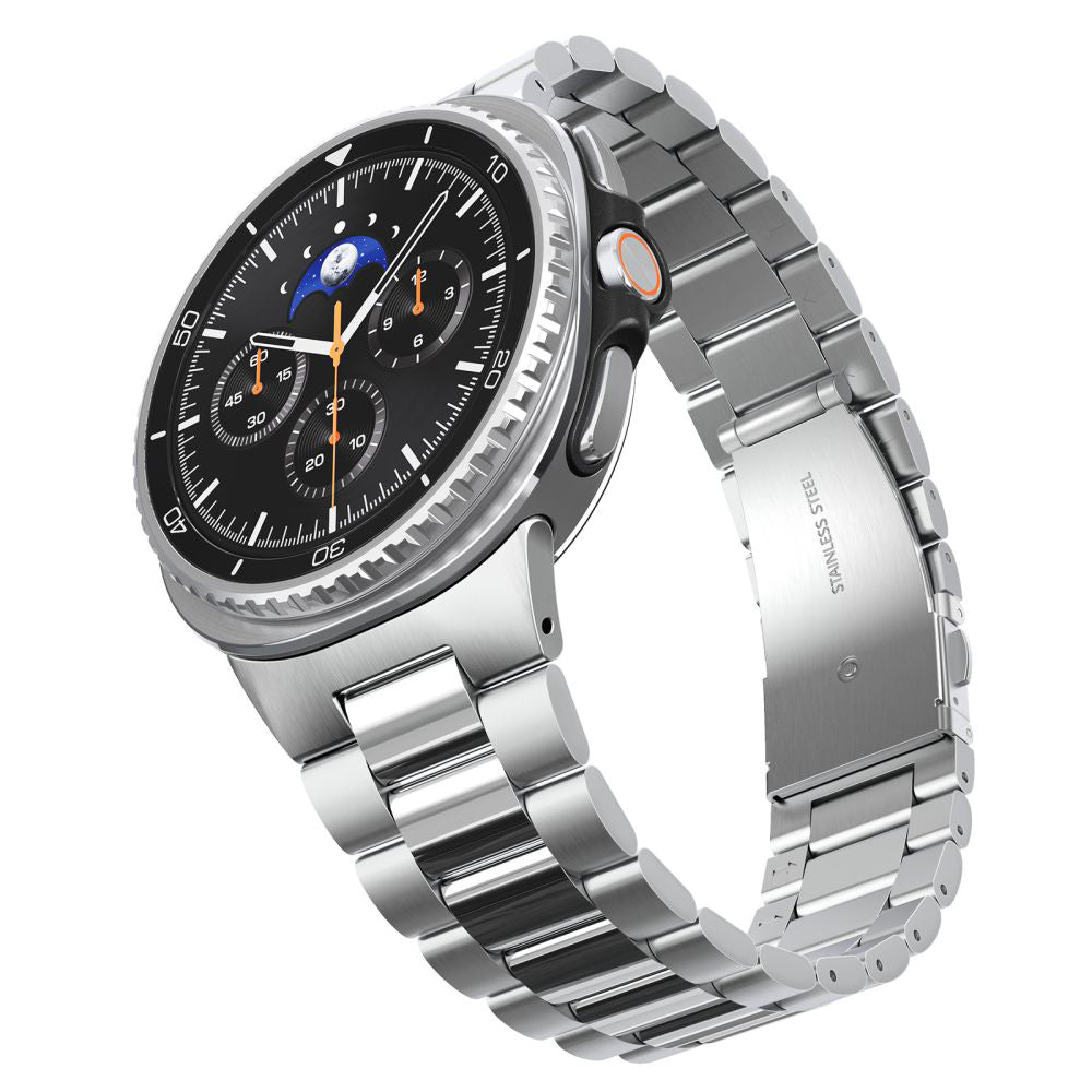 Curea Spigen Modern Fit pentru Samsung Galaxy Watch8 / Watch8 Classic Series, Argintie