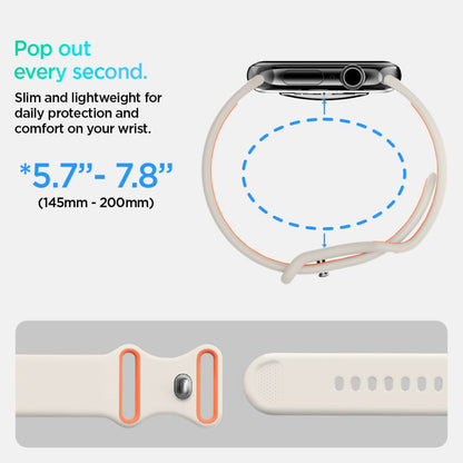 Curea Spigen Nano Pop pentru Apple Watch 42mm / 41mm / 40mm / 38mm Series, Bej