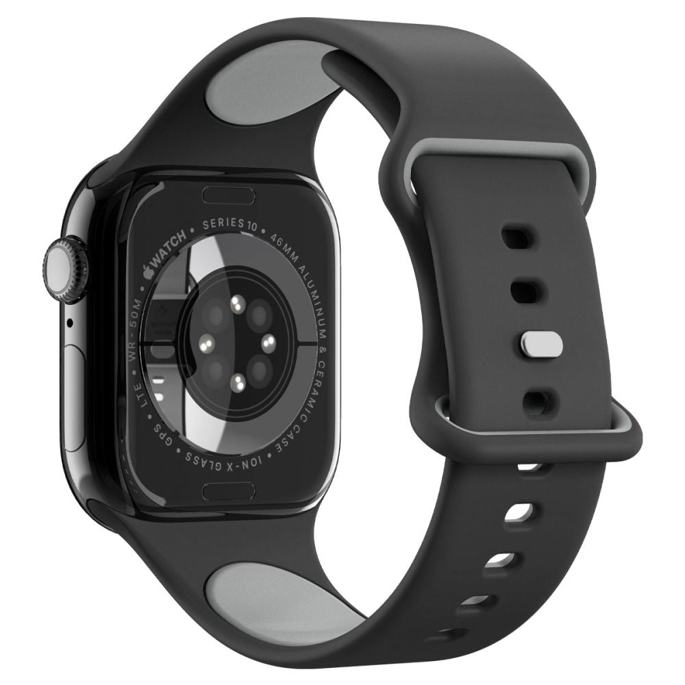 Curea Spigen Nano Pop pentru Apple Watch 49mm / 46mm / 45mm / 44mm / 42mm Series, Neagra AMP09321