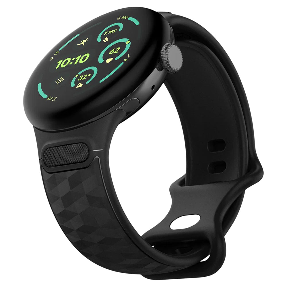 Curea Spigen Parallax pentru Google Pixel Watch 45mm Series, Neagra Mata AMP10192