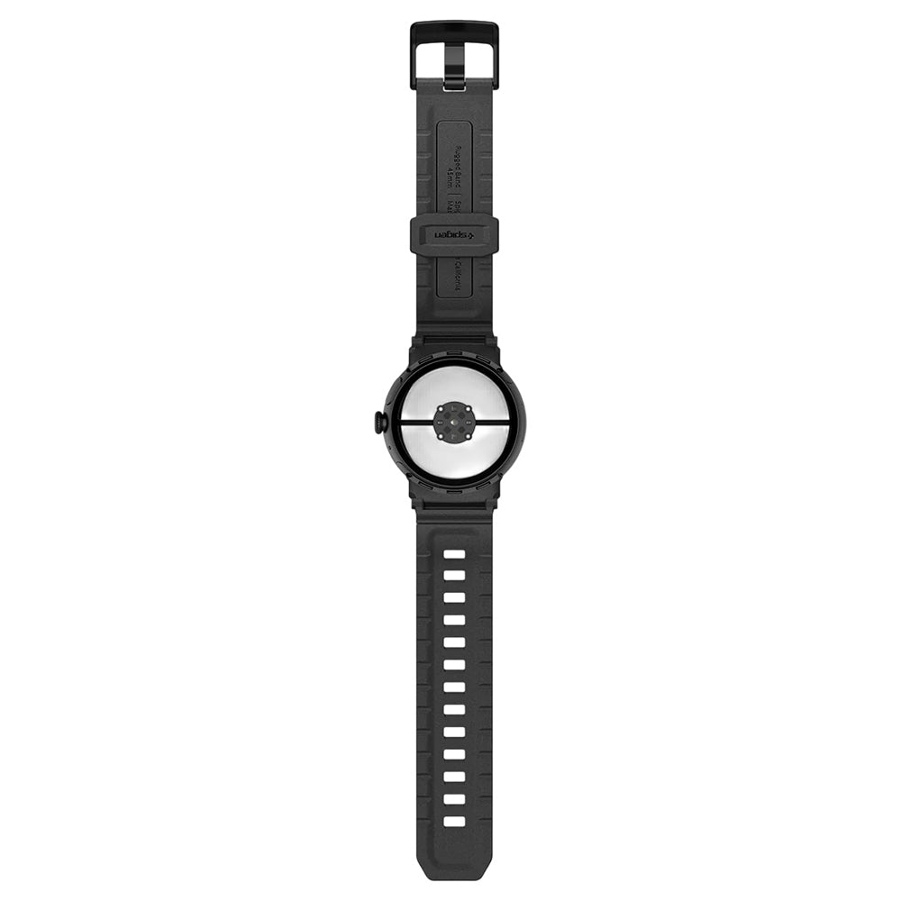 Curea Spigen Rugged pentru Google Pixel Watch 45mm Series, Neagra AMP07600