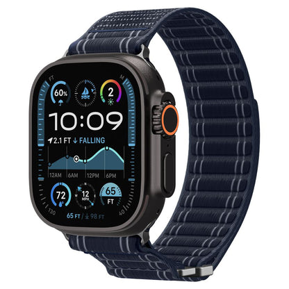 Curea Spigen WBF0 pentru Apple Watch 49mm / 46mm / 45mm / 44mm Series, Bleumarin AMP10143